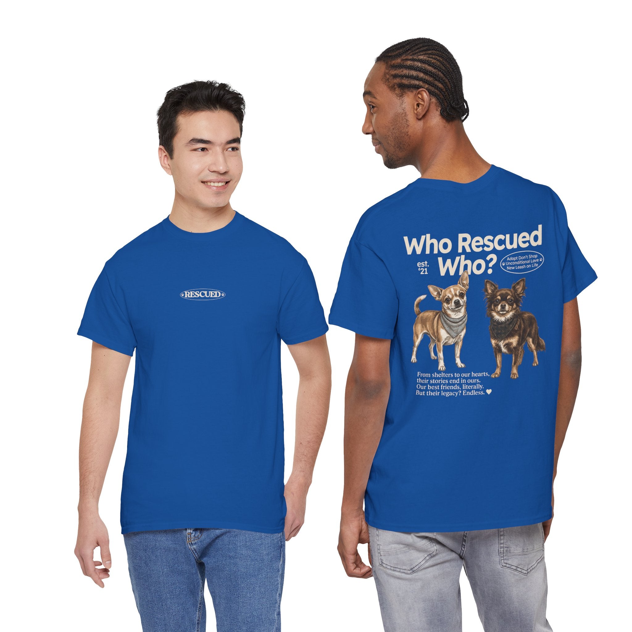 Chihuahua - Who Rescued Who? T-Shirt