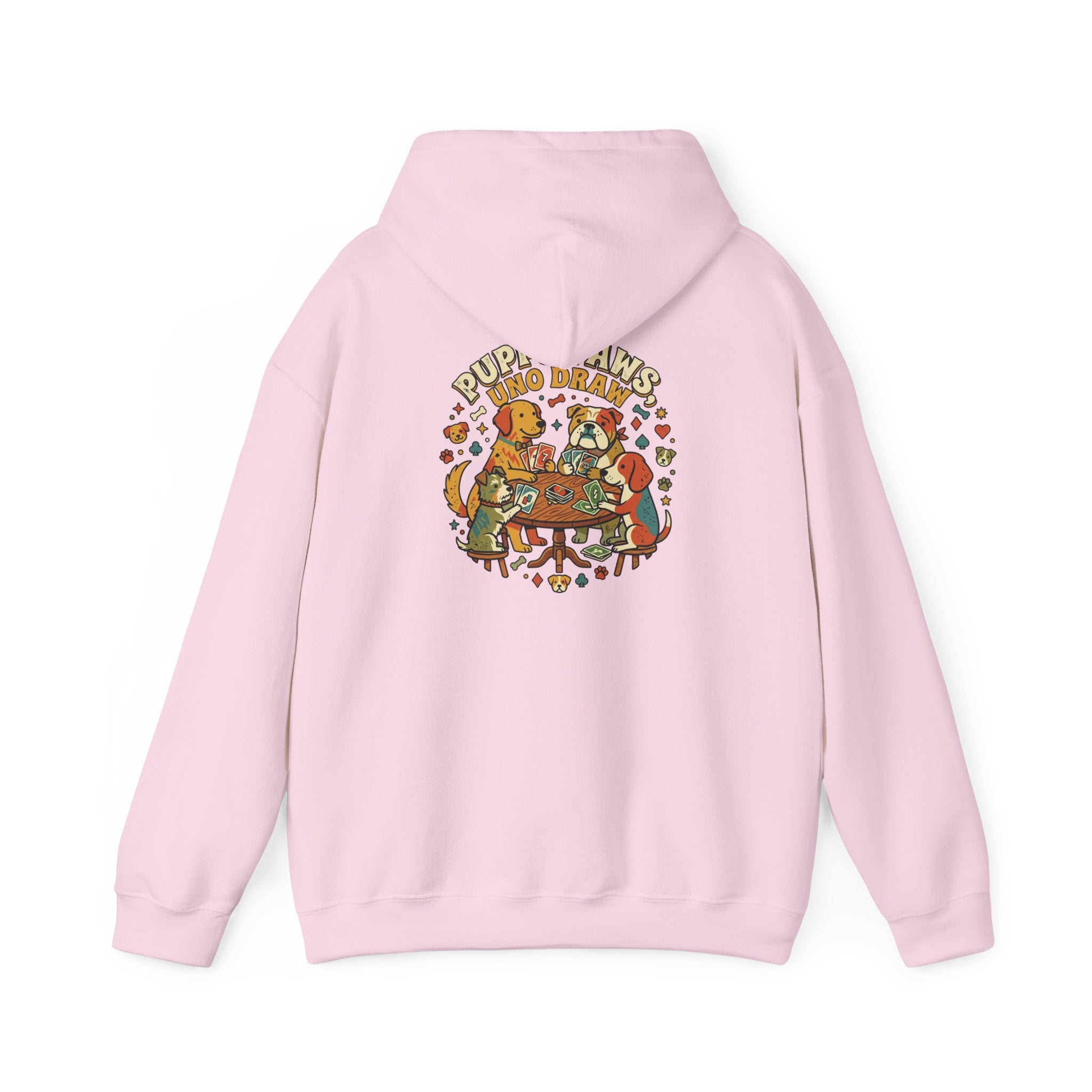 Puppy Paws, Uno Draws Hoodie — Funny Dog Lover Sweatshirt