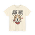 Pitbull “Looks Tough Loves Hard” T-Shirt – Pitbull Dog Lover Shirt