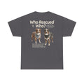 Australian Shepard - Who Rescued Who? T-Shirt