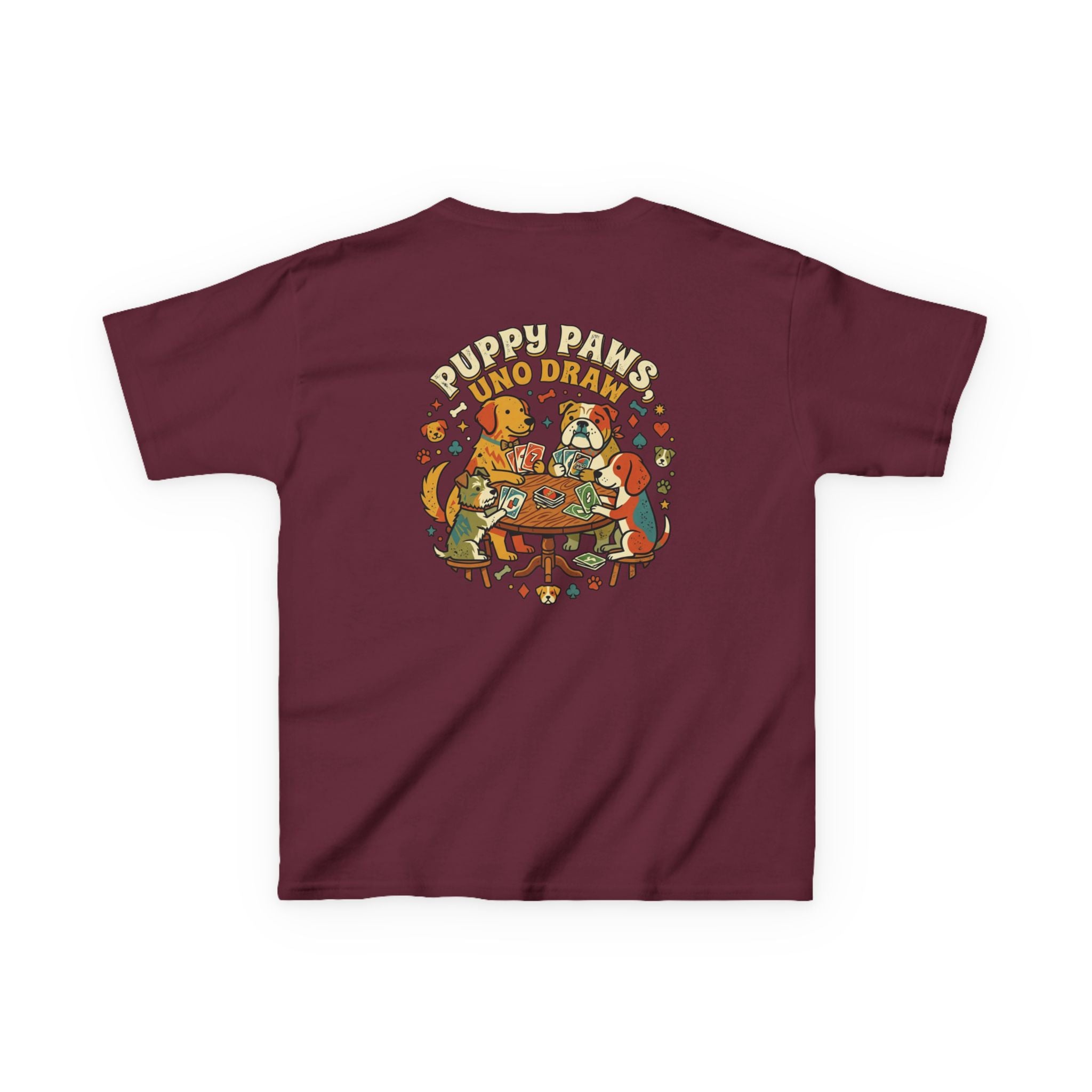 Kids 'Puppy Paws, Uno Draws' T-Shirt