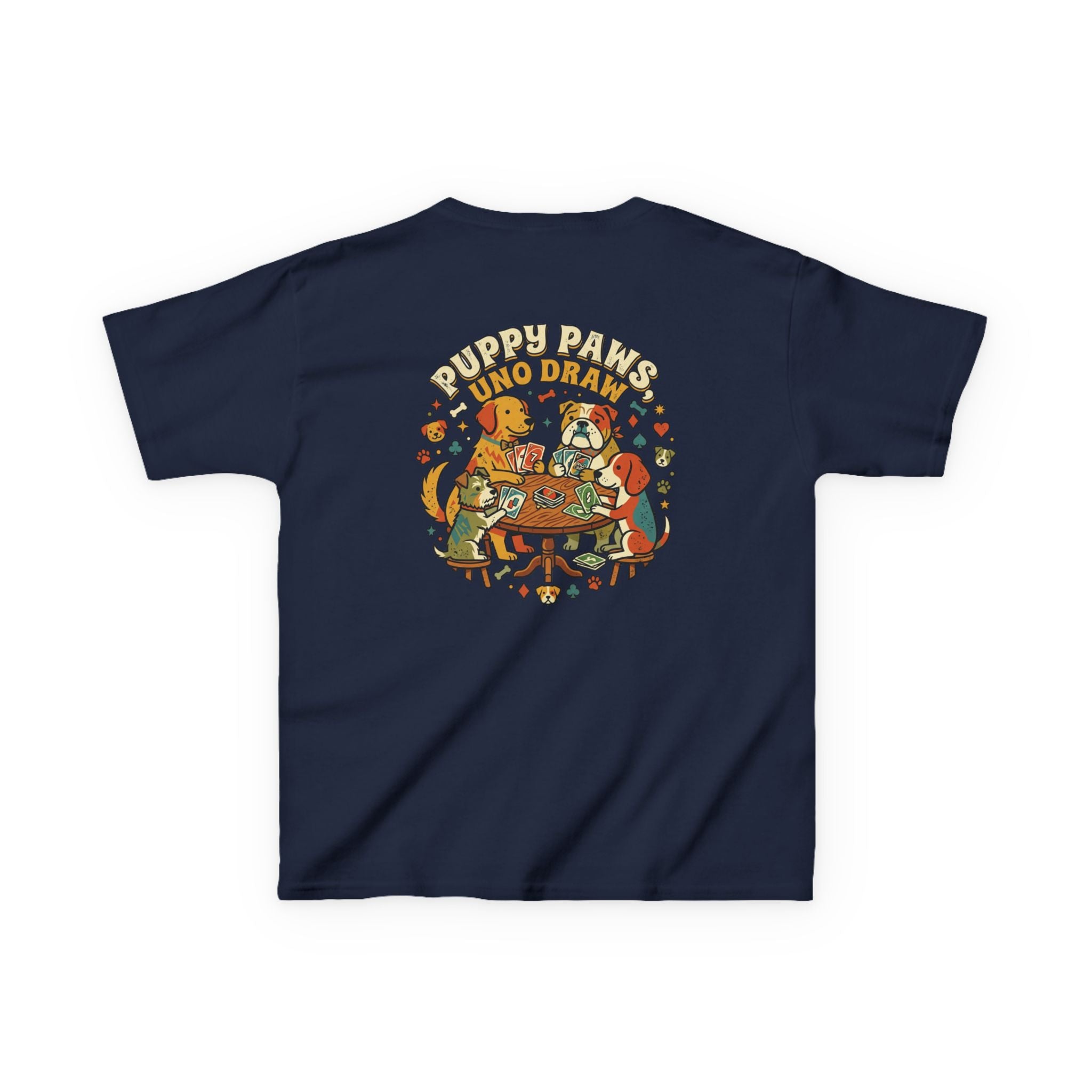Kids 'Puppy Paws, Uno Draws' T-Shirt