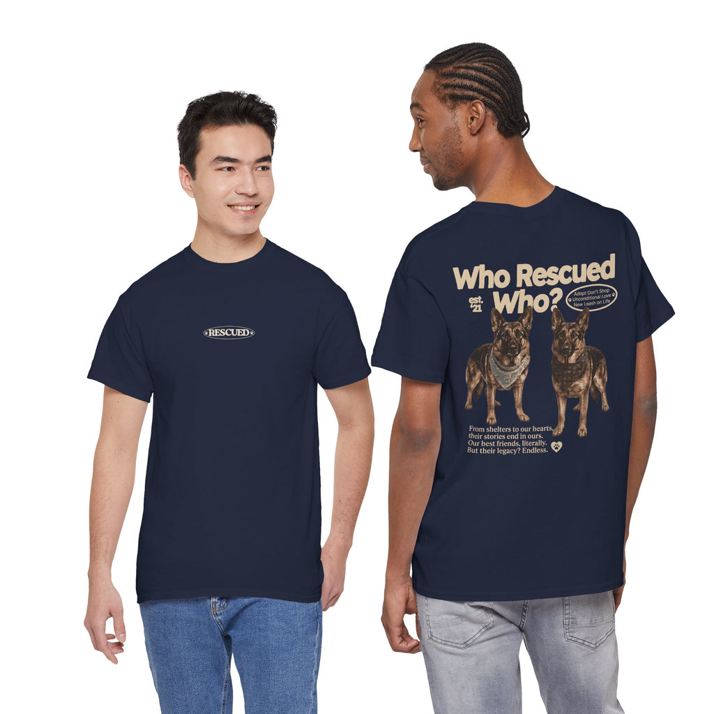 Who Rescued Who? German Shepard T-Shirt