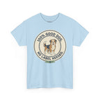 Mixed-Breed “100% Good Dog. No Label Needed.” Unisex Heavy Cotton Tee