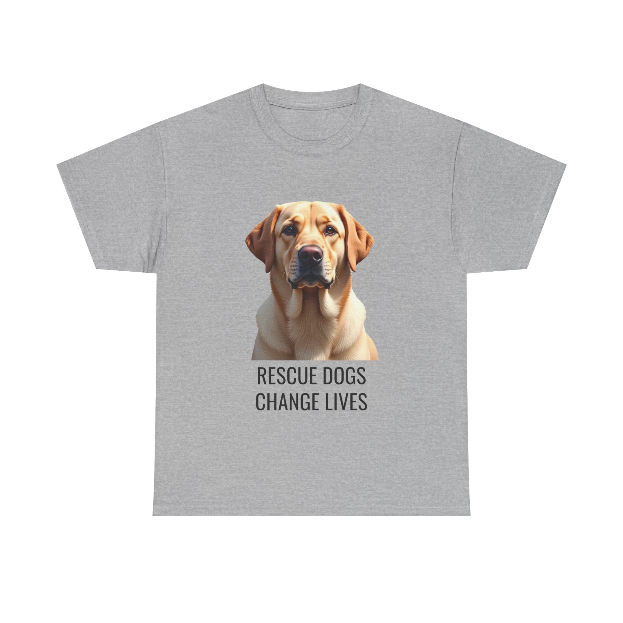 Rescue Labrador Retriever Unisex Heavy Cotton Tee 5