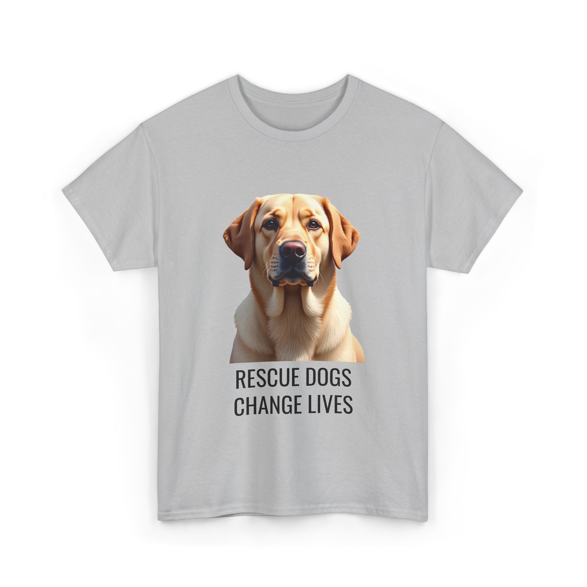Rescue Labrador Retriever Unisex Heavy Cotton Tee 5