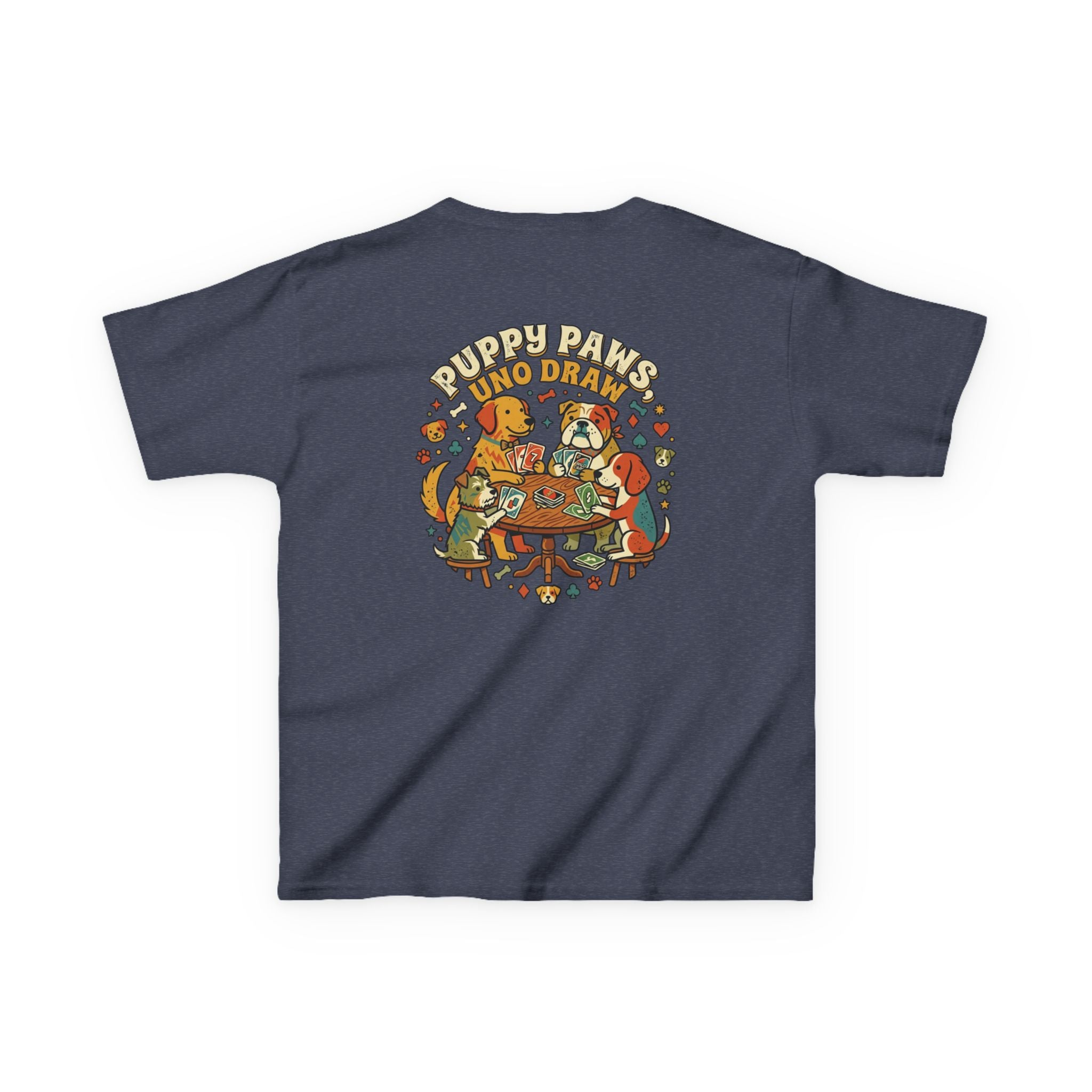 Kids 'Puppy Paws, Uno Draws' T-Shirt