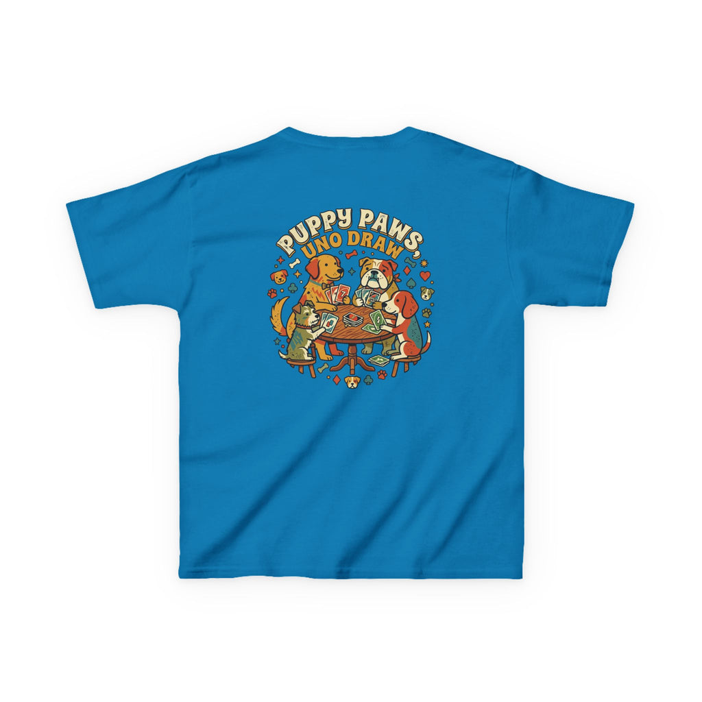 Kids 'Puppy Paws, Uno Draws' T-Shirt