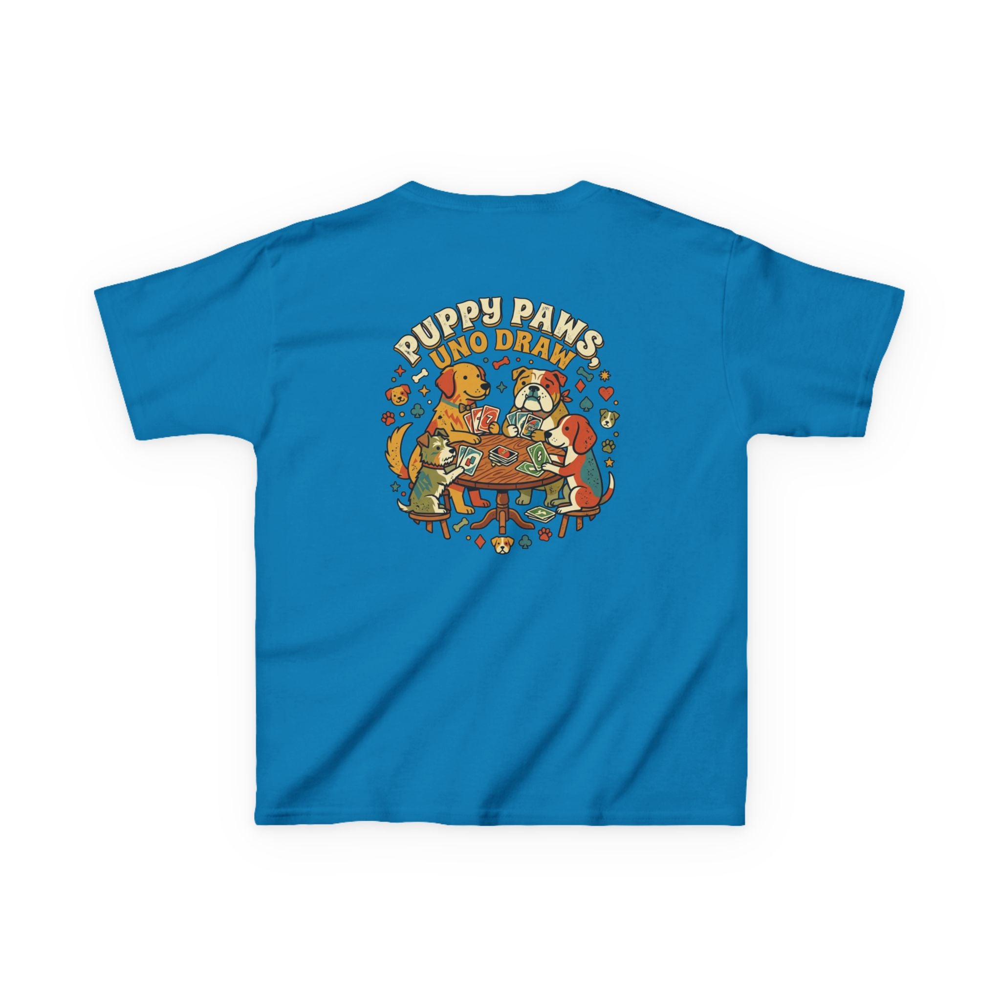 Kids 'Puppy Paws, Uno Draws' T-Shirt