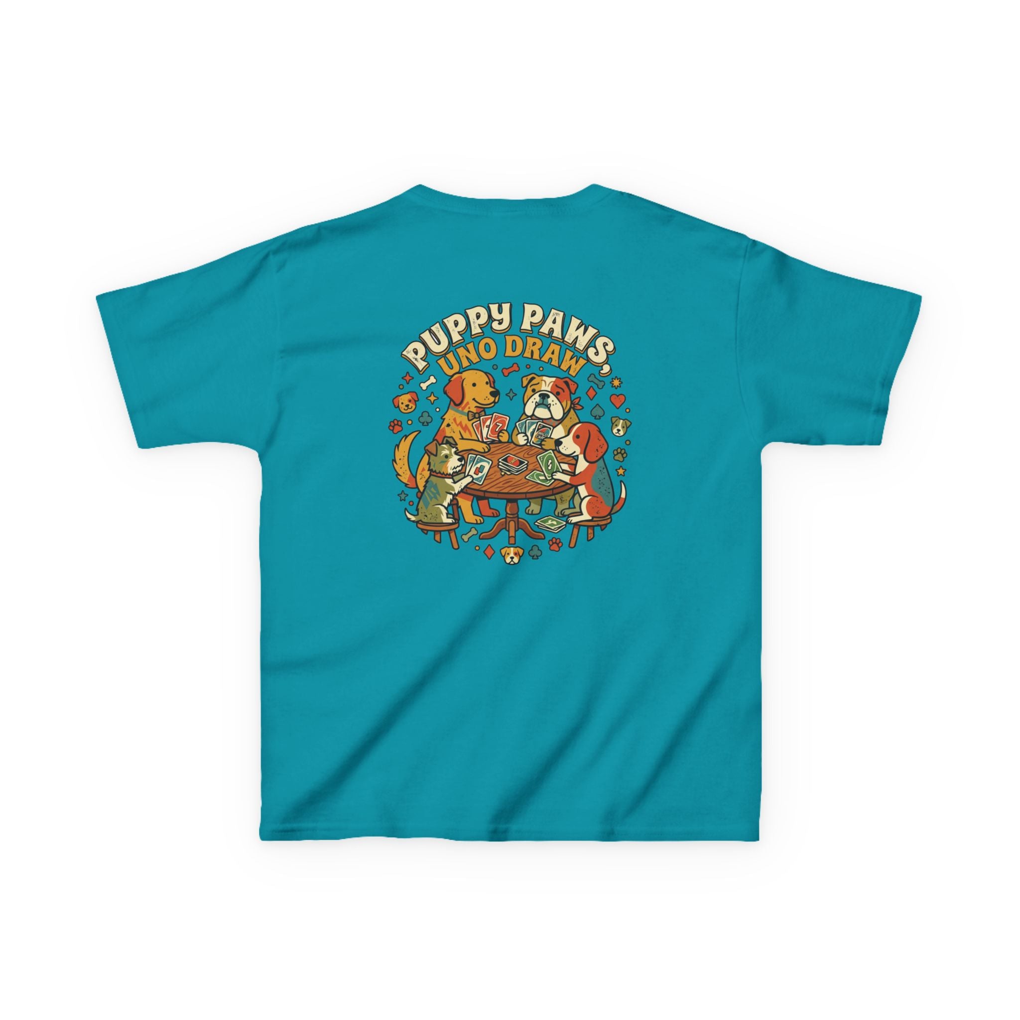 Kids 'Puppy Paws, Uno Draws' T-Shirt