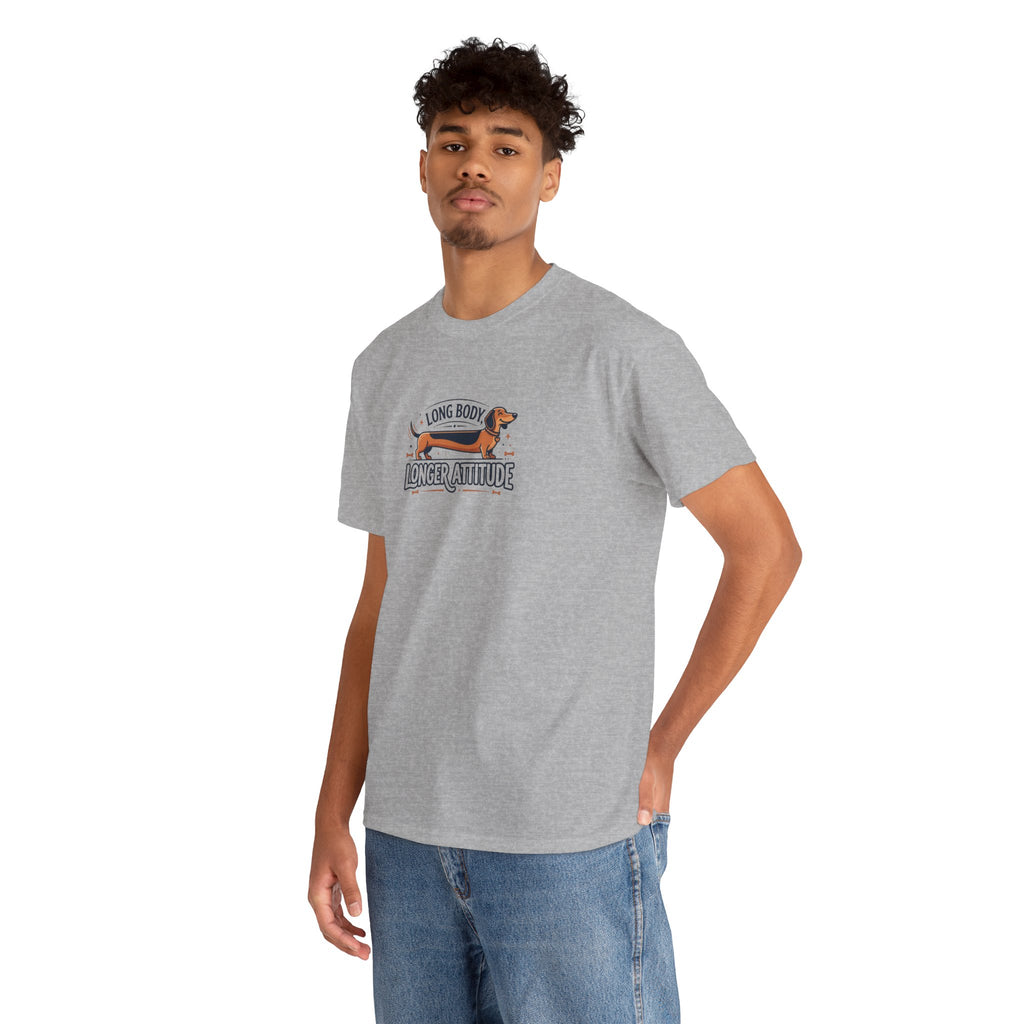 'Long Body, Longer Attitude' T-Shirt — Bold Statement Graphic Tee