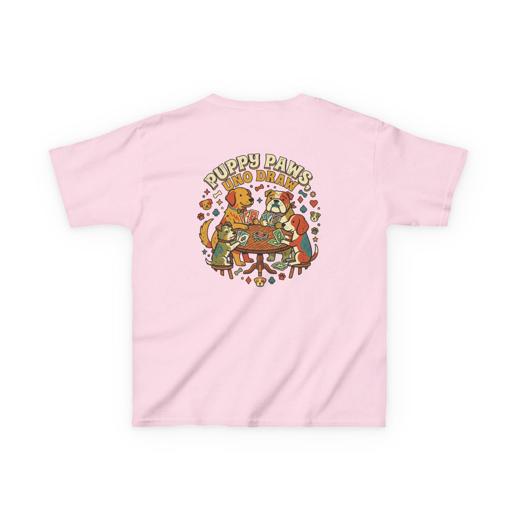 Kids 'Puppy Paws, Uno Draws' T-Shirt