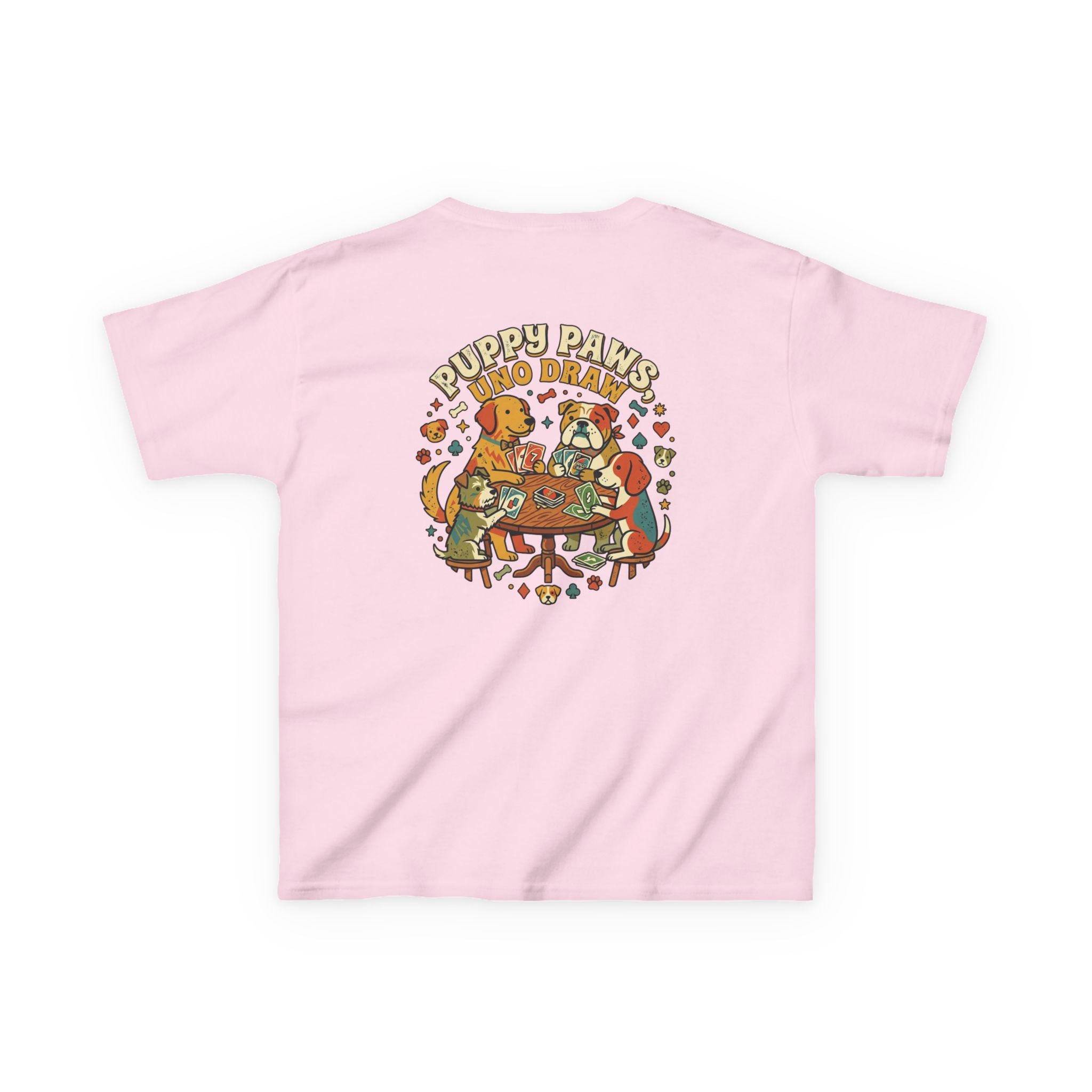 Kids 'Puppy Paws, Uno Draws' T-Shirt