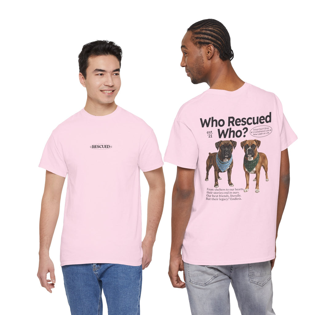 Boxer - Who Rescued Who? T-Shirt