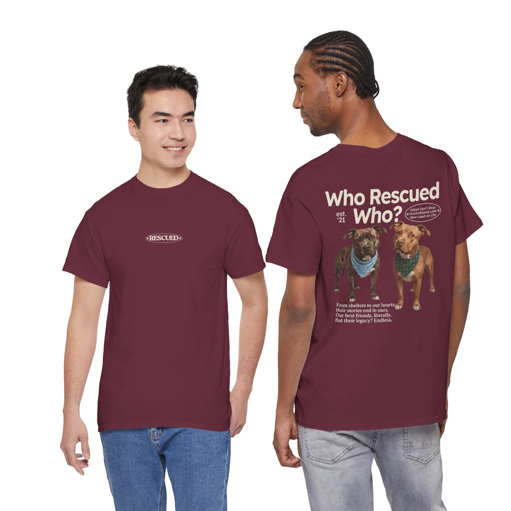 Pitbull - Who Rescued Who? T-Shirt