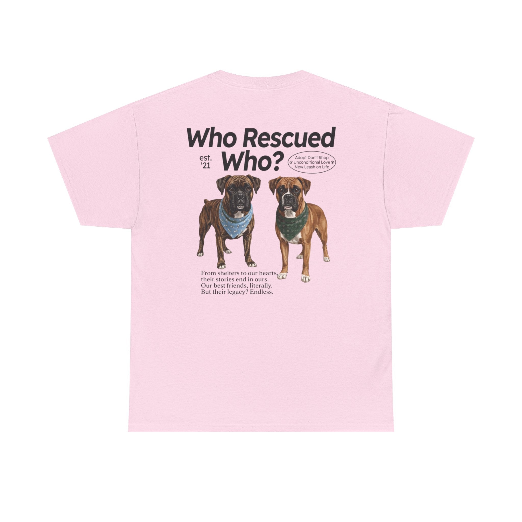 Boxer - Who Rescued Who? T-Shirt
