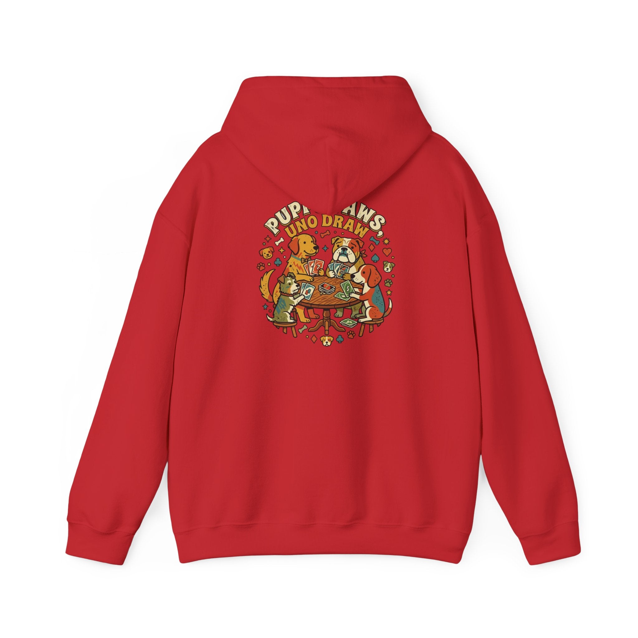 Puppy Paws, Uno Draws Hoodie — Funny Dog Lover Sweatshirt