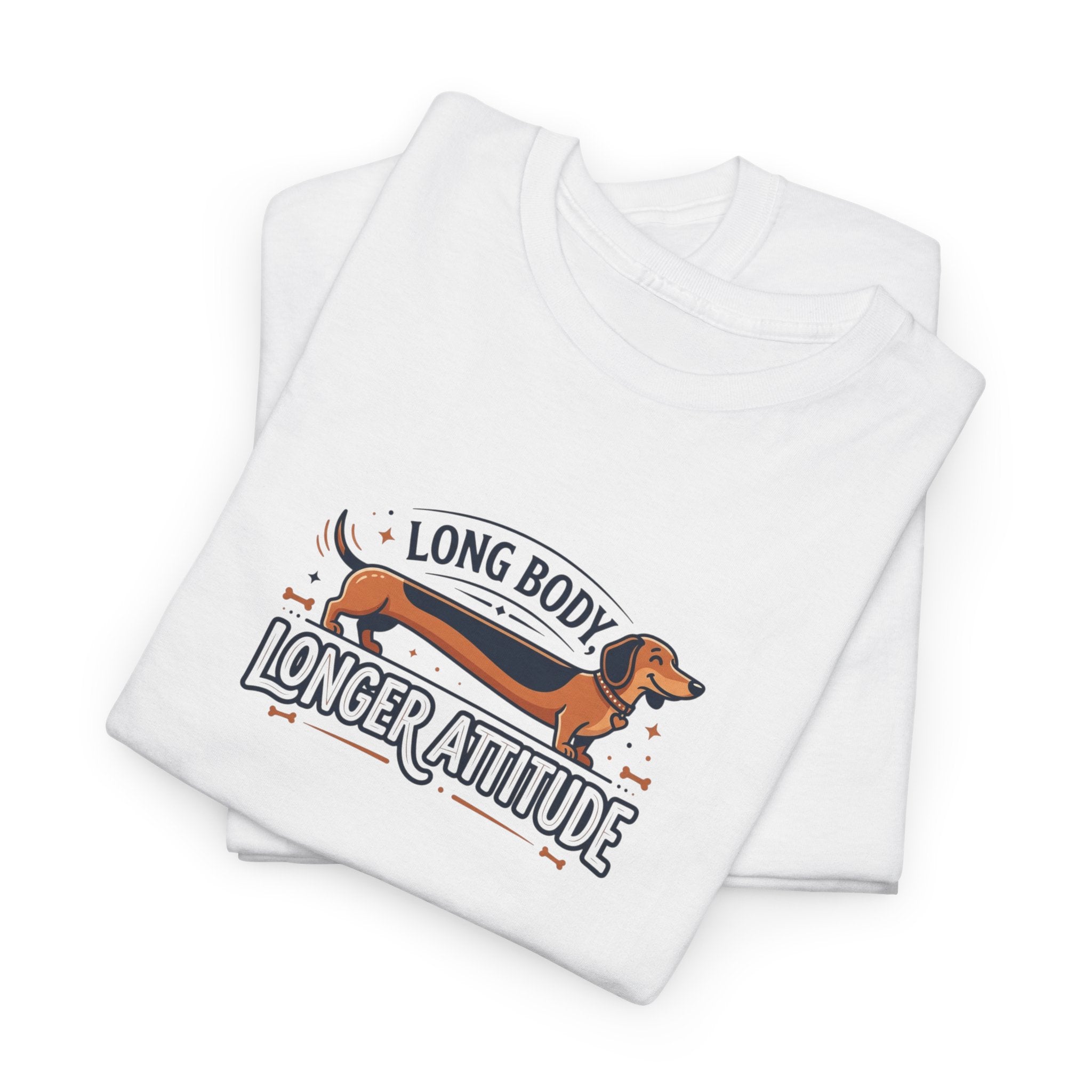 'Long Body, Longer Attitude' T-Shirt — Bold Statement Graphic Tee