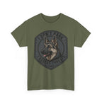German Shepherd “I Don’t Bark. I Assess Threats.” Unisex Heavy Cotton Tee