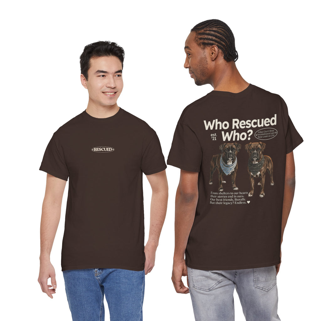 Boxer - Who Rescued Who? T-Shirt