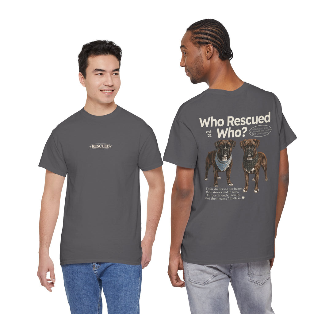 Boxer - Who Rescued Who? T-Shirt