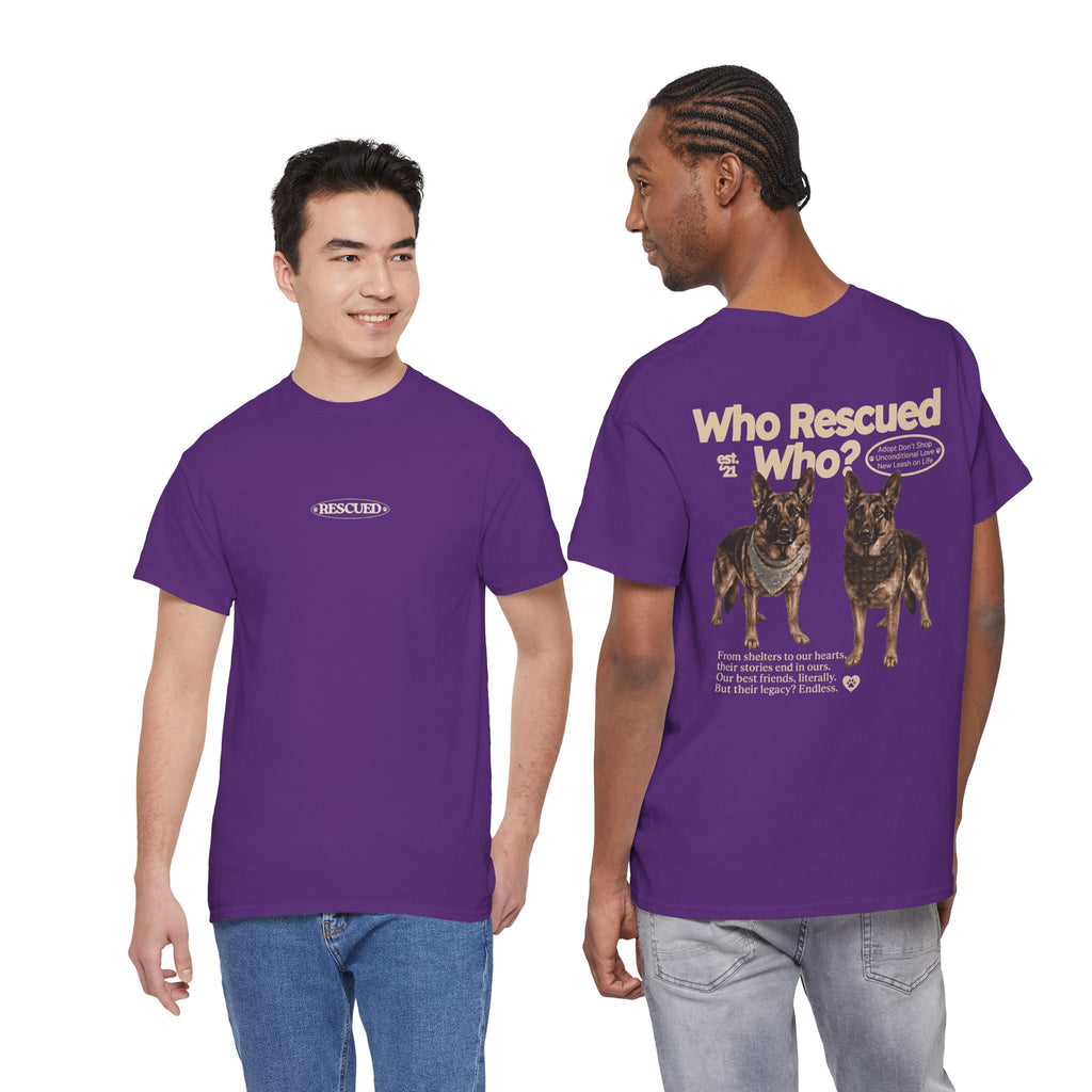 Who Rescued Who? German Shepard T-Shirt