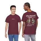 Australian Shepard - Who Rescued Who? T-Shirt