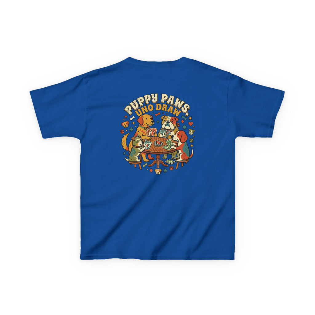 Kids 'Puppy Paws, Uno Draws' T-Shirt
