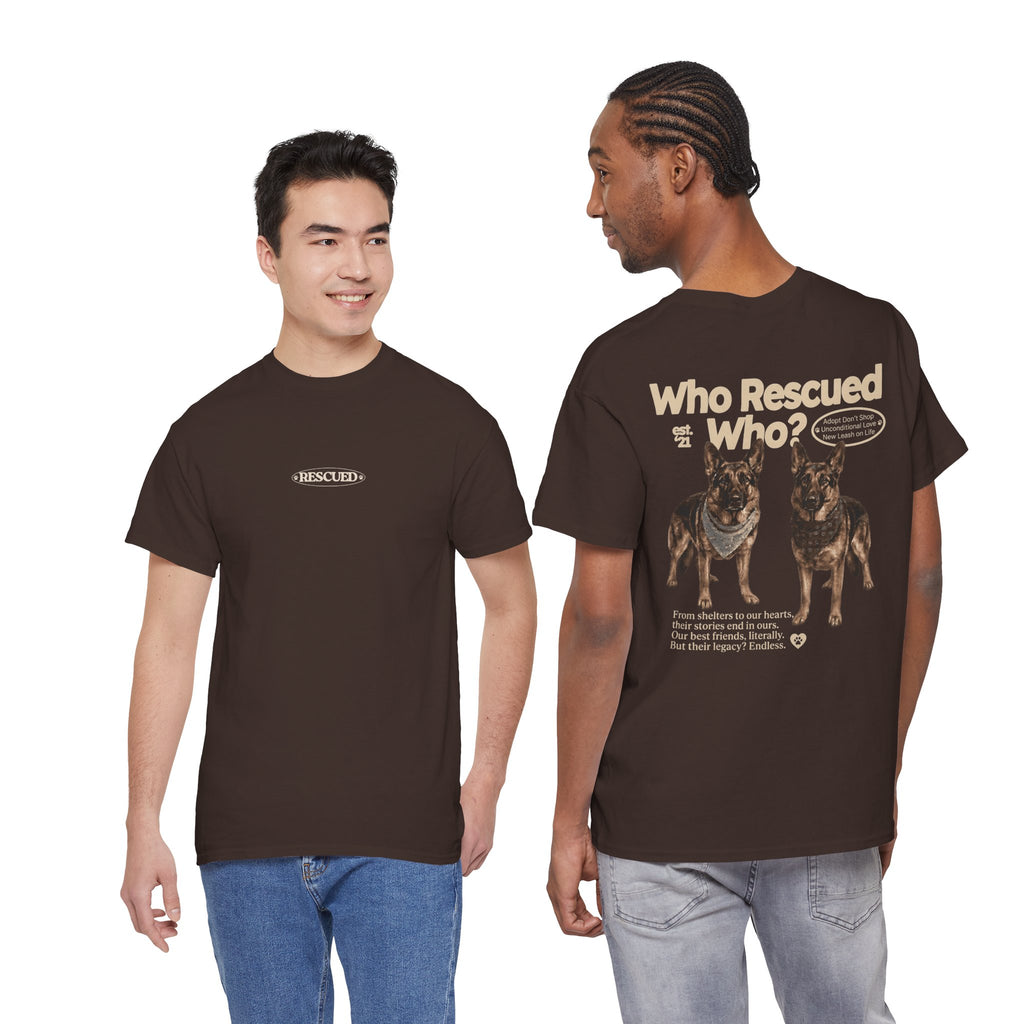 Who Rescued Who? German Shepard T-Shirt