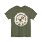 Mixed-Breed “100% Good Dog. No Label Needed.” Unisex Heavy Cotton Tee