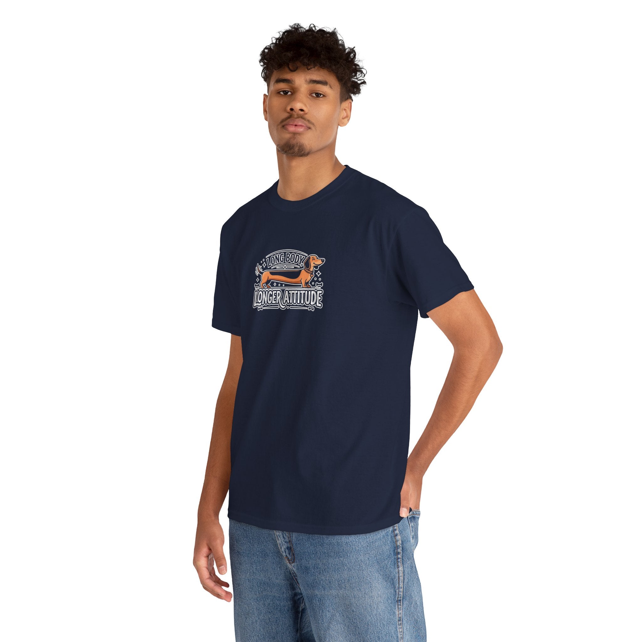 'Long Body, Longer Attitude' T-Shirt — Bold Statement Graphic Tee