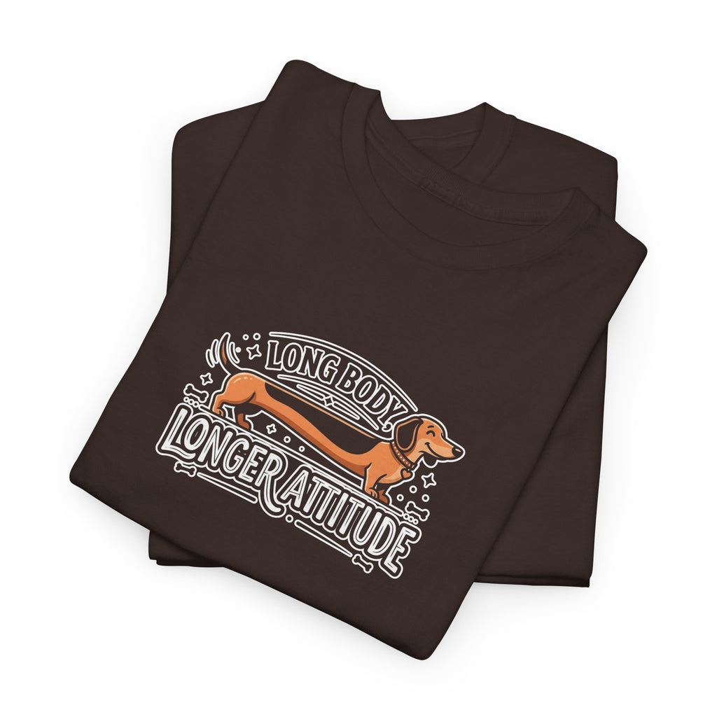 'Long Body, Longer Attitude' T-Shirt — Bold Statement Graphic Tee