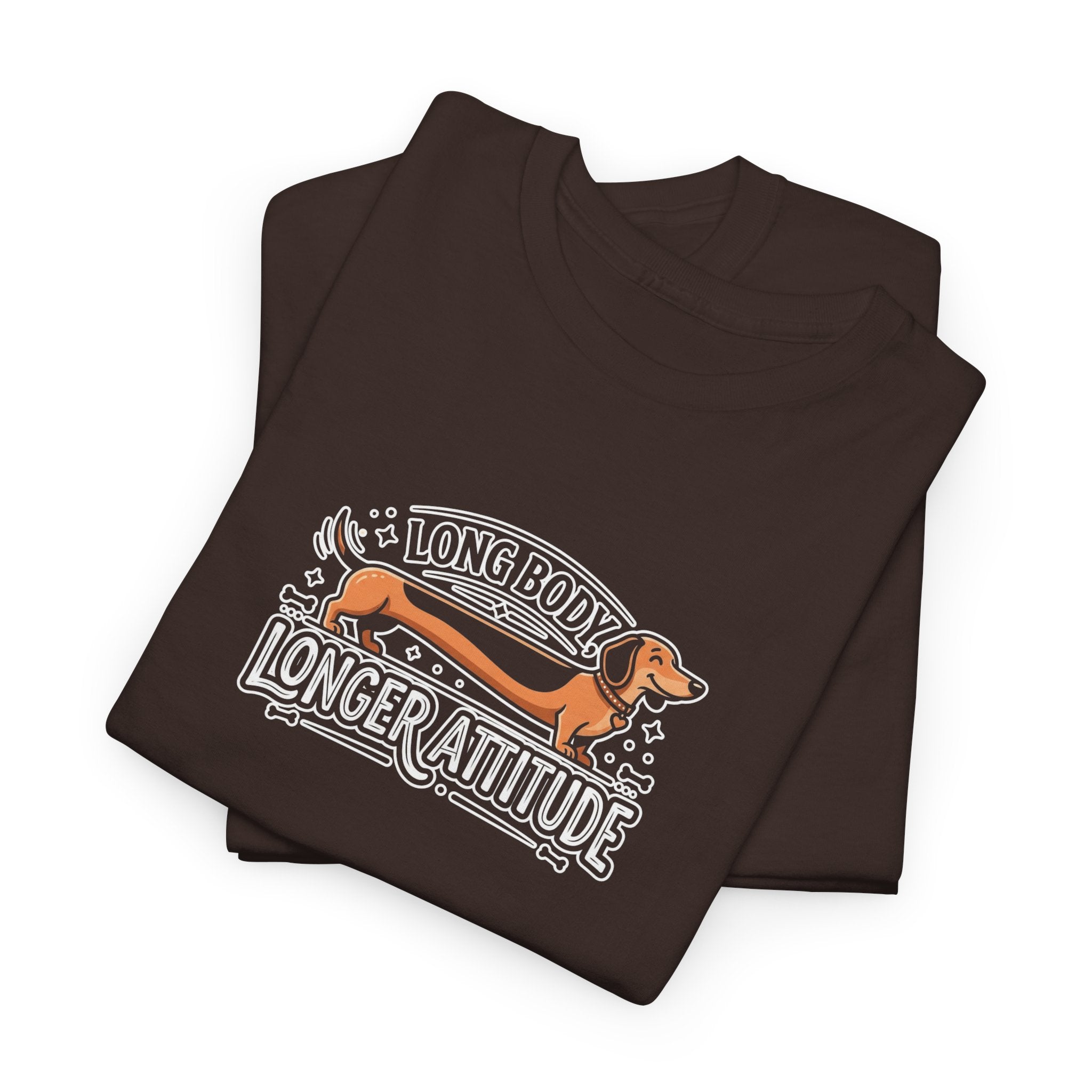 'Long Body, Longer Attitude' T-Shirt — Bold Statement Graphic Tee