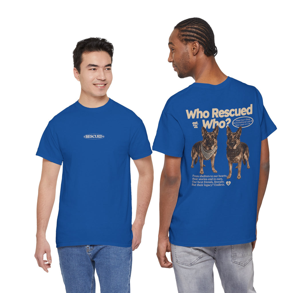 Who Rescued Who? German Shepard T-Shirt