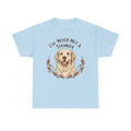 Golden Retriever “I’ve Never Met A Stranger” Unisex Heavy Cotton Tee