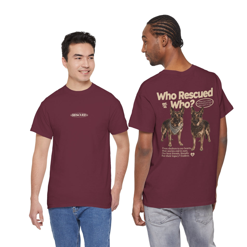Who Rescued Who? German Shepard T-Shirt