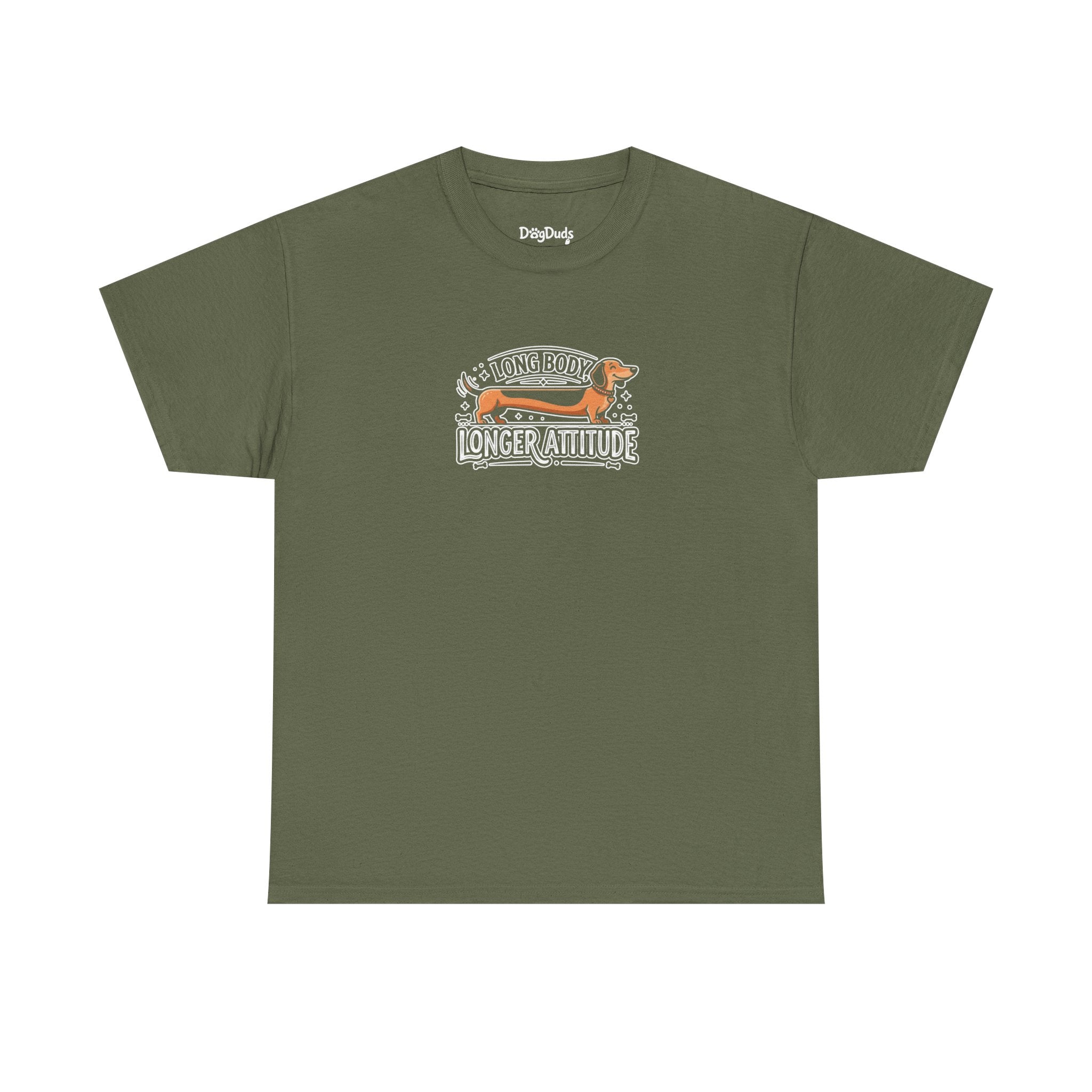 'Long Body, Longer Attitude' T-Shirt — Bold Statement Graphic Tee