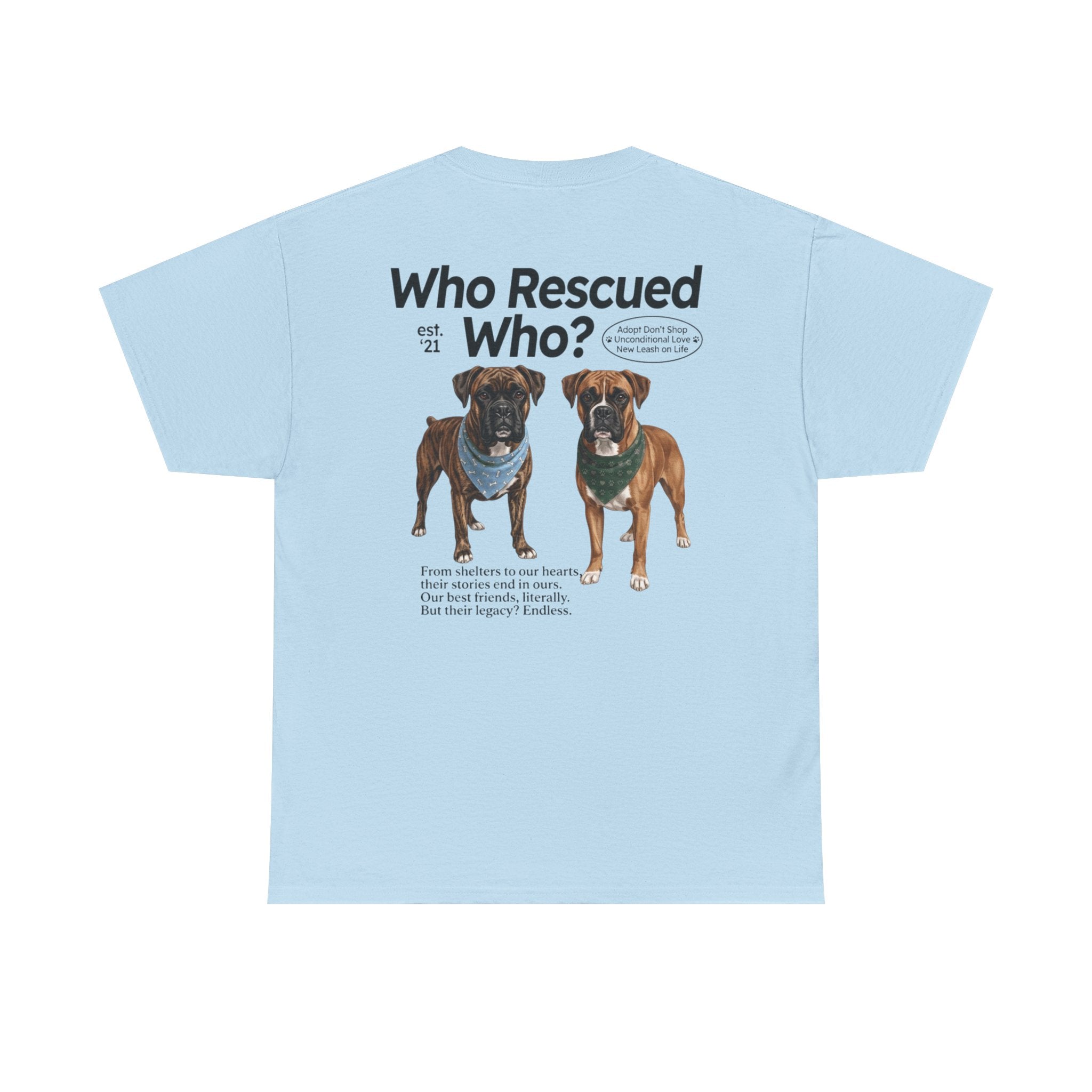 Boxer - Who Rescued Who? T-Shirt