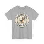 Mixed-Breed “100% Good Dog. No Label Needed.” Unisex Heavy Cotton Tee