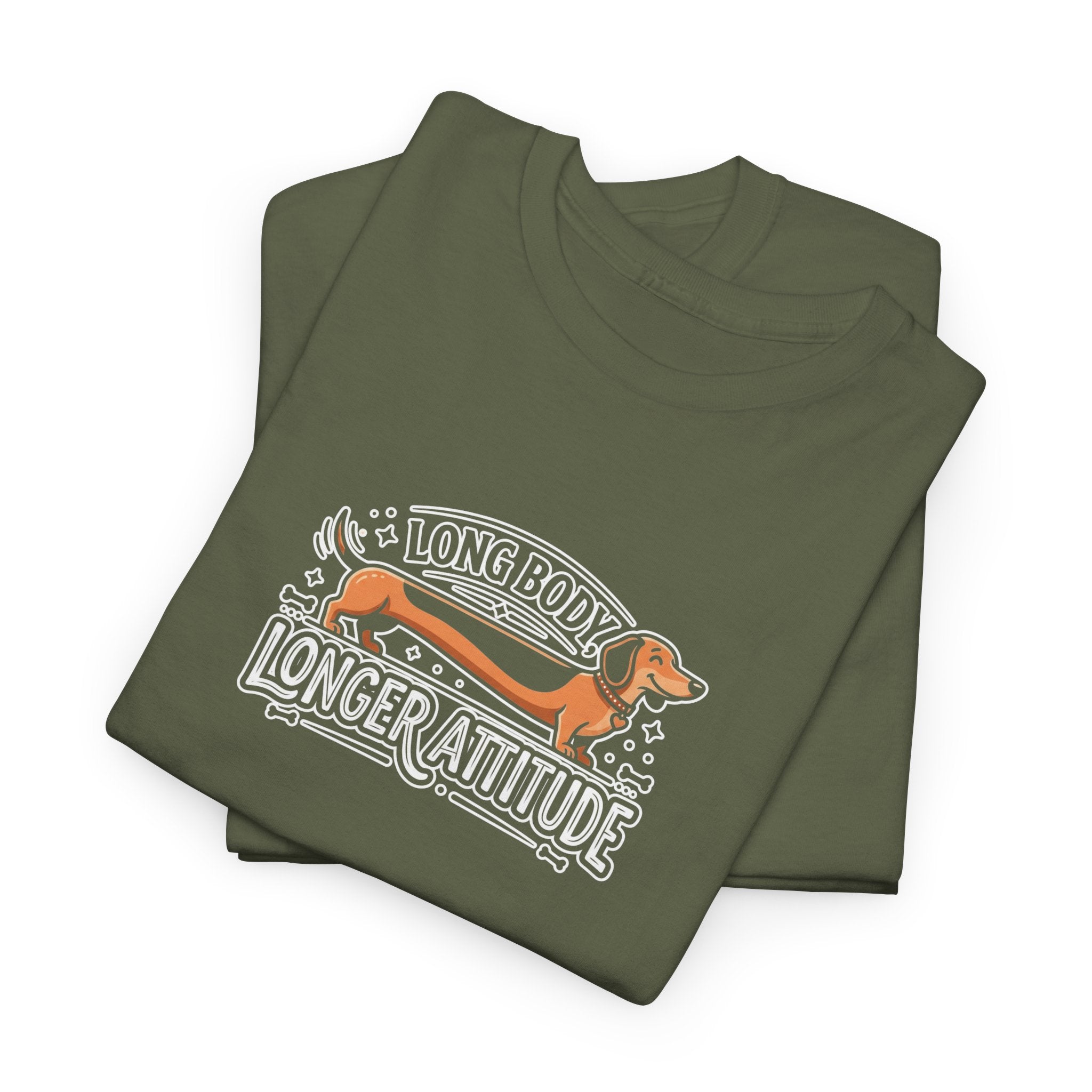 'Long Body, Longer Attitude' T-Shirt — Bold Statement Graphic Tee