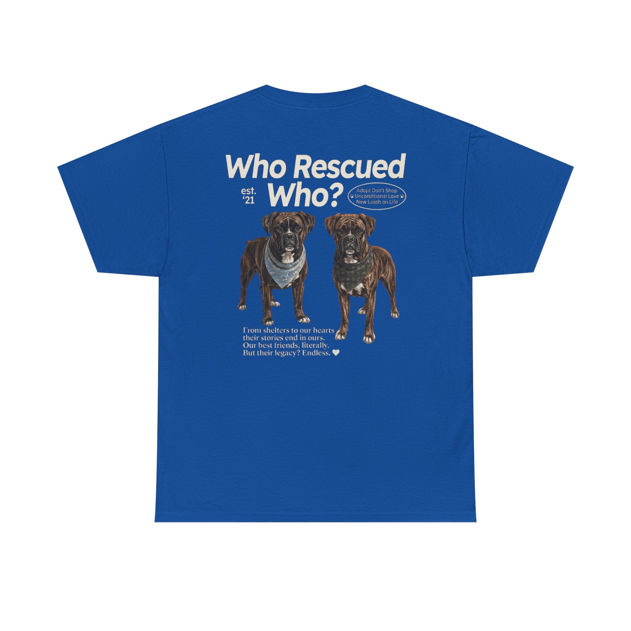 Boxer - Who Rescued Who? T-Shirt