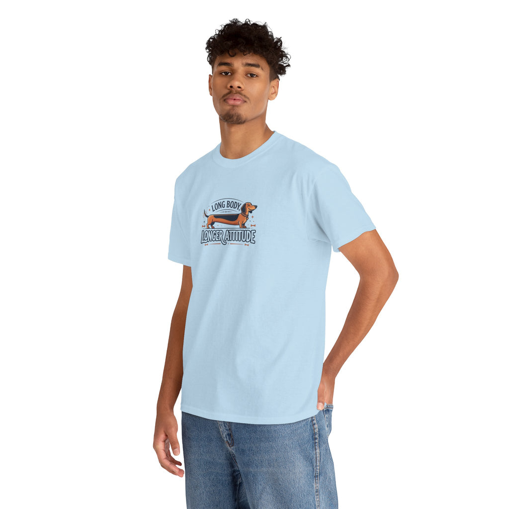 'Long Body, Longer Attitude' T-Shirt — Bold Statement Graphic Tee