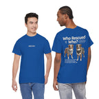 Australian Shepard - Who Rescued Who? T-Shirt