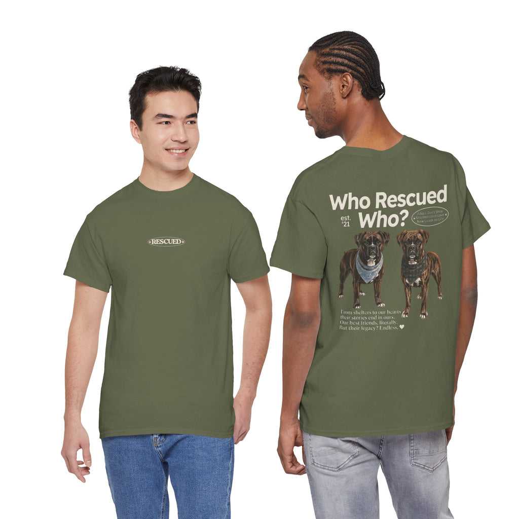 Boxer - Who Rescued Who? T-Shirt