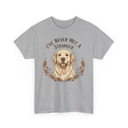 Golden Retriever “I’ve Never Met A Stranger” Unisex Heavy Cotton Tee