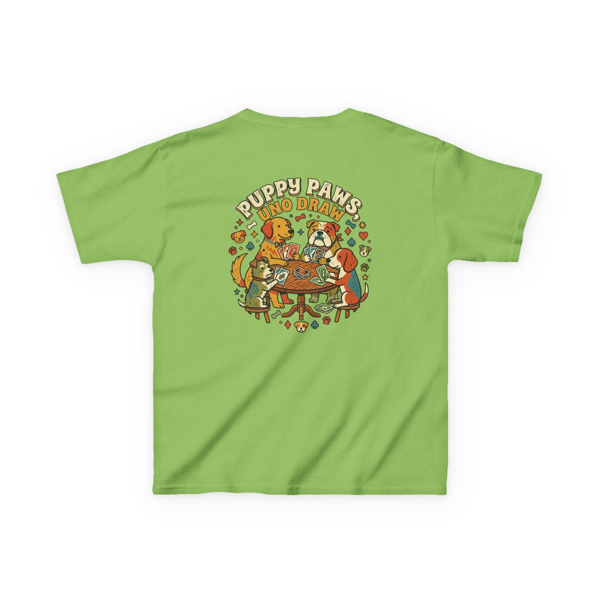 Kids 'Puppy Paws, Uno Draws' T-Shirt