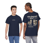Husky - Who Rescued Who? T-Shirt