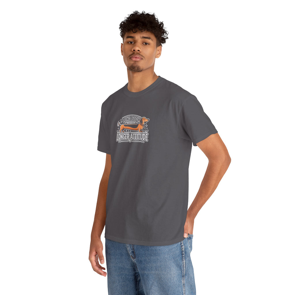 'Long Body, Longer Attitude' T-Shirt — Bold Statement Graphic Tee