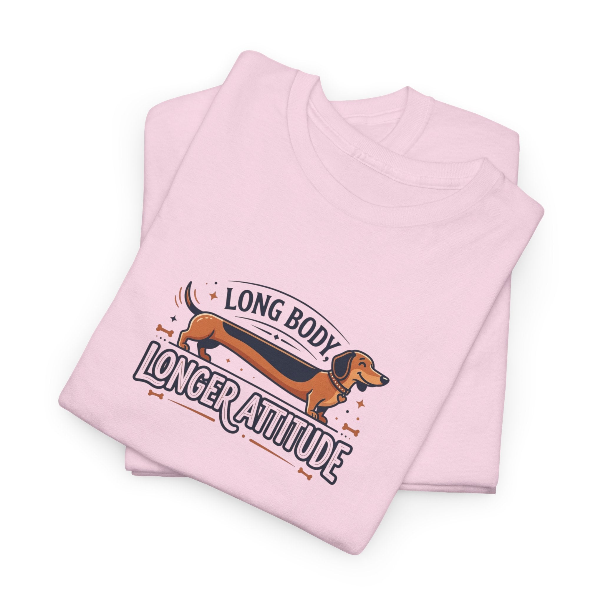 'Long Body, Longer Attitude' T-Shirt — Bold Statement Graphic Tee