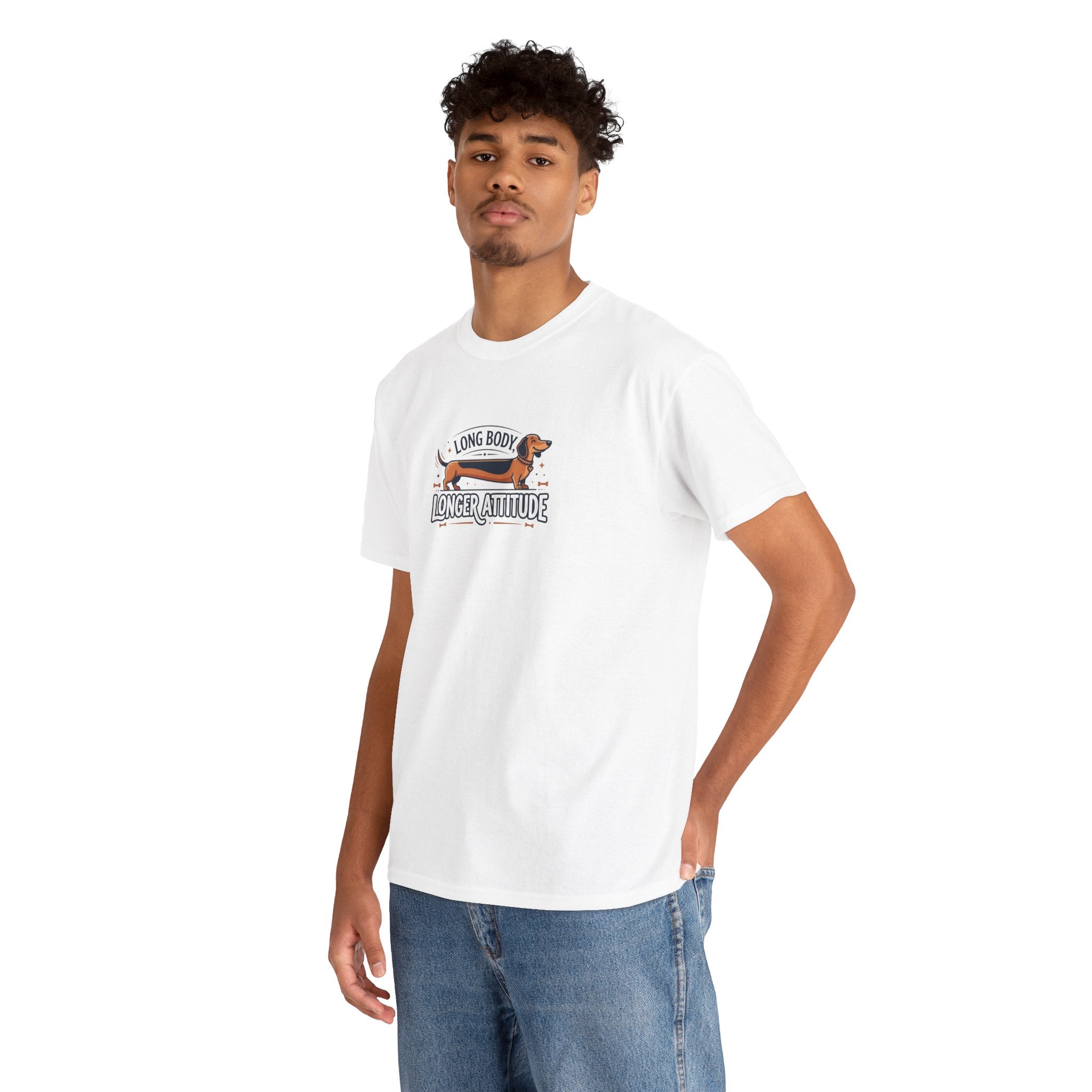 'Long Body, Longer Attitude' T-Shirt — Bold Statement Graphic Tee